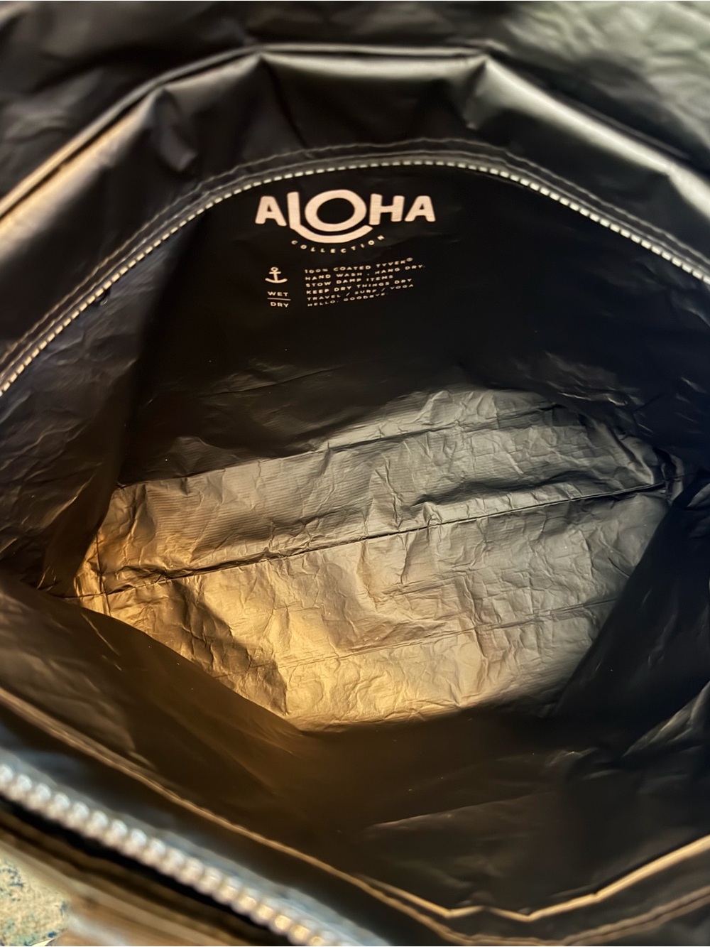[NWT] Aloha Collection Go-To Tote Le Voyageur - Caffe On Black - Picture 6 of 6